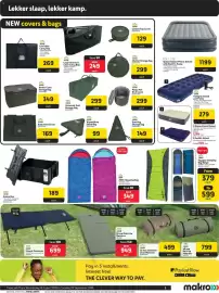 Makro catalogue Page 5: Camp Master Ammo Box €189,00, Intex Queen Raised Pillow Airbed with Built-In Pump €1.199,00