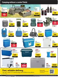 Makro catalogue Page 6: Camp Master Deluxe Cooler Bag Chair €499,00, Camp master 13 L Steel Cooler Box €999,00