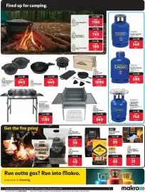 Makro catalogue Page 7: CADAC 3 kg Gas Cylinder €549,00, CADAC 5 kg Gas Cylinder €599,00