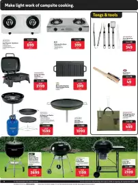 Makro catalogue Page 8: Megamaster Active Portable Gas Braai €2.199,00, CADAC Low Pressure Gas Stove €699,00