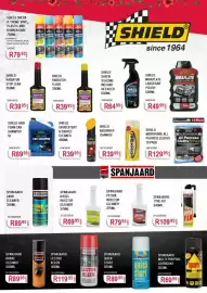 AutoZone catalogue Page 20: SHIELD MICROFIBRE ALL PURPOSE CLOTHS €129,95, Spanjaard Brake Cleaner €89,95