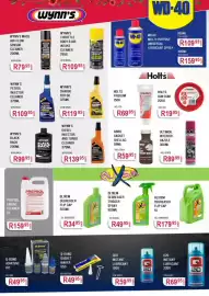 AutoZone catalogue Page 21: WYNN'S CHARGE FOR OIL €119,95, Wynn's Diesel Injector and Turbo Cleaner €139,95