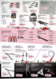 AutoZone catalogue Page 4: TOMIHAWK PROFESSIONAL HIGH LEVERAGE PLIER SET €299,95, TOMIHAWK ADJUSTABLE WRENCHES €149,95