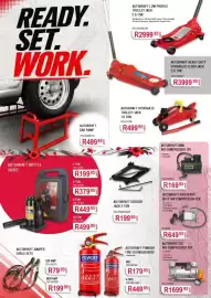 AutoZone catalogue Page 5: Autokraft Jumper Cable Sets €79,95, AUTOKRAFT LOW PROFILE TROLLEY JACK €2.999,95