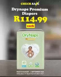 Check Save catalogue Page 5: DryNaps Premium Diapers €114,99
