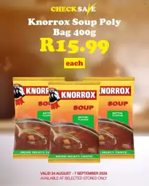 Check Save catalogue Page 7: Knorrox Soup Poly Bag €15,99
