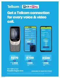 Pick n Pay catalogue Page 8: HTC Wildfire E8 Plus €999,00, Citrus L05 €279,00