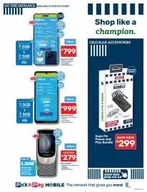 Pick n Pay catalogue Page 9: Supa Fly Power and Play Bundle €299,00, HTC Wildfire E8 Plus €999,00