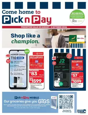 Pick n Pay (valid until 4-10)