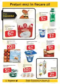 Catalog Supeco Pagină 2: Brânză topită €2,39, Ouă Carrefour Classic €22,99