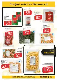 Catalog Supeco Pagină 3: Hrana cartofi pai congelati €17,69, Piramida fasole verde €7,99