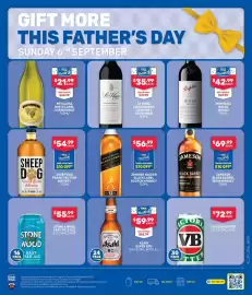 Bottlemart catalogue Page 6: Johnnie Walker Black Label Scotch Whiskey €56,99, Asahi Super Dry €59,99