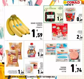 Volantino Conad Pagina 2: Teneroni Granterre €1,74, Mele Gala Verso Natura €1,69