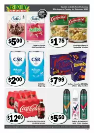 Friendly Grocer catalogue week 35 Page 2: CSR White Sugar €2,00, Cadbury Favourites & Roses Varieties €7,99