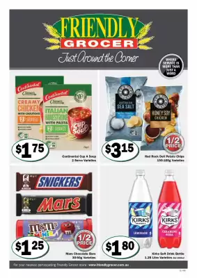 Friendly Grocer (valid until 1-09)
