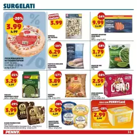 Volantino PENNY Pagina 14: Pizza Margherita Gli Allegri Sapori €3,99, Patatine Penny €3,89