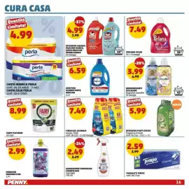 Volantino PENNY Pagina 16: Carta igienica Perla €4,99, Ammorbidente Coccolino €3,99