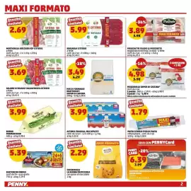 Volantino PENNY Pagina 2: Salame di Milano tagliofresco Citterio €3,69, Burro Parmareggio €3,99