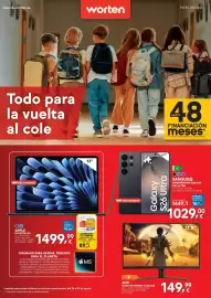 Folleto Worten semana 35 Página 1: Aoc monitor gaming c32g42ze €149,99, Samsung smartphone galaxy s26 ultra €1.029,00