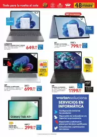 Folleto Worten semana 35 Página 7: Lenovo portátil ideapad slim 3 15irh10 €649,99, Hp portátil 16-ap0028ns €1.199,00