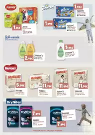Folleto Keisy Página 12: Juver disfruta la fruta €1,25, Huggies extra care €11,99