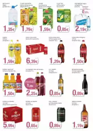 Folleto Keisy Página 18: Juver disfruta la fruta nèctar sense sucre afegits €1,79, Coca Cola Mini €6,39