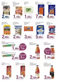 Folleto Keisy Página 9: Delituss salsa tzaziki €1,55, Royal preparat en pols crema catalana €1,19