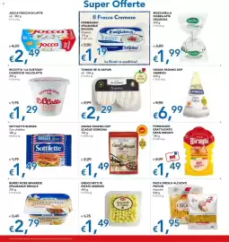 Volantino Migross Supermercati e Market Pagina 5: Grana Padano DOP scaglie Sorensina €1,49, Tomino Re di Sapori €2,29