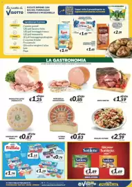 Volantino Supermercati Visotto Pagina 3: Insalata di mare €2,39, Prosciutto cotto Parmacotto €1,25