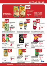 Catálogo Hipercor Página 19: Aneto - brou natural €4,45, Gallina blanca - brou casola €2,30