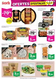 Catálogo Sorli Página 18: Sorli-Bo de Debò llibrets fregits amb pernil i formatge €5,39, Rana salsa formatges italians €2,09