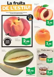 Catálogo Sorli Página 2: Meló de La Manxa €0,79, Préssec d'aigua extra de Tarragona €2,99