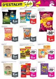 Catálogo Sorli Página 27: Grefusa gublins barbacoa papadelta €0,84, Lay's Aperitius Bugles 3D €1,50