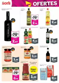 Catálogo Sorli Página 28: Mestral oli verge extra Carme Ruscalleda €5,19, Ferrer tomàquet sofregit casolà €1,99