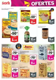 Catálogo Sorli Página 30: Bimbo pa de motlle proteïna €2,79, Old El Paso fajita sazonador €0,69