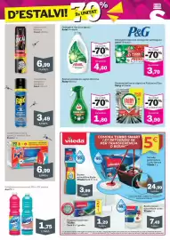 Catálogo Sorli Página 45: Ariel detergent líquid original €4,80, Cucal barrera €6,99