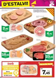 Catálogo Sorli Página 5: Sorl tou de pit de pollastre €10,99, Sorli cuixes de pollastre per a la brasa €7,45