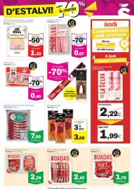 Catálogo Sorli Página 7: Boadas fuet extra €1,79, Don Julio espatlla d'enceball ibèrica de camp €7,99