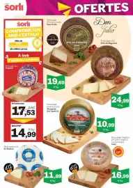 Catálogo Sorli Página 8: Mató granulat El Nostre €11,89, Formatge Urgèlia DO L'Alt Urgell i La Cerdanya Cadí €16,99