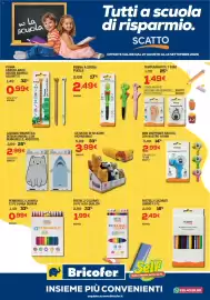 Volantino Bricofer Pagina 1: Lavagna magnetica design animali con pennarello assortiti Scatto €2,99, Scatto pennarelli €0,99