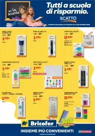 Volantino Bricofer Pagina 2: Buste forate A4 Scatto €1,99, Evidenziatori colori fluo SCATTO €1,49