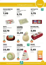 Volantino GrosMarket Pagina 17: Grana Padano dop €12,99, Caciocavallo fiaschetto €11,49