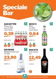 Volantino GrosMarket Pagina 2: Gin Mare Mediterranean gin €23,90, Sanbitter Rosso €0,39