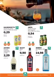 Volantino GrosMarket Pagina 3: Astoria Fanfaròn cuvée brut €2,29, Bombay Gin Sapphire €14,98