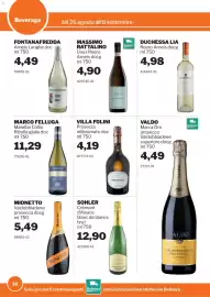 Volantino GrosMarket Pagina 32: Valdo marca oro prosecco valdobbiadene superiore docg €4,49, Unus Roero Arneis docg €4,90