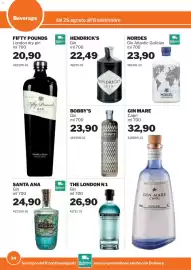 Volantino GrosMarket Pagina 34: Hendrick's Gin €22,49, Bobby's Gin €23,90
