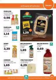 Volantino GrosMarket Pagina 39: Tortilla wrap cm 30 €6,29, Mulino Bianco Pancarrè €0,69