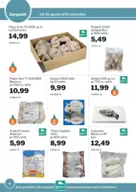 Volantino GrosMarket Pagina 4: Totano tagliato cotto €8,99, Seppie 1000 India €9,99