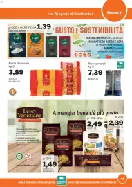 Volantino GrosMarket Pagina 41: Pasta di semola pastaZARA €3,89, Riso carnaroli €7,39