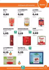 Volantino GrosMarket Pagina 43: Rossogargano Pomodori pelati di Puglia €3,19, Rossogargano Passata di Puglia €1,05